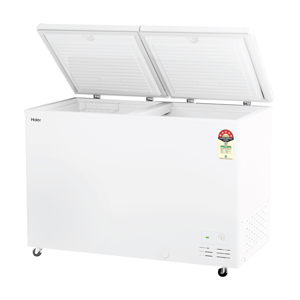 Haier 588 Ltr Double door- White Colour Convertible Hard top Freezer